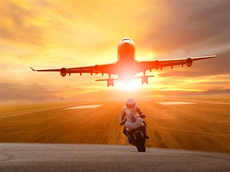 shipping a motorcycle by plane.